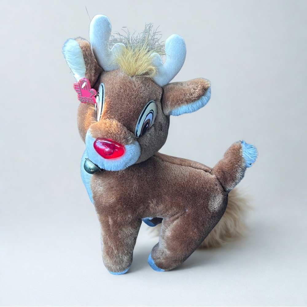 VINTAGE 80’s Applause Rudolph Plush Toy